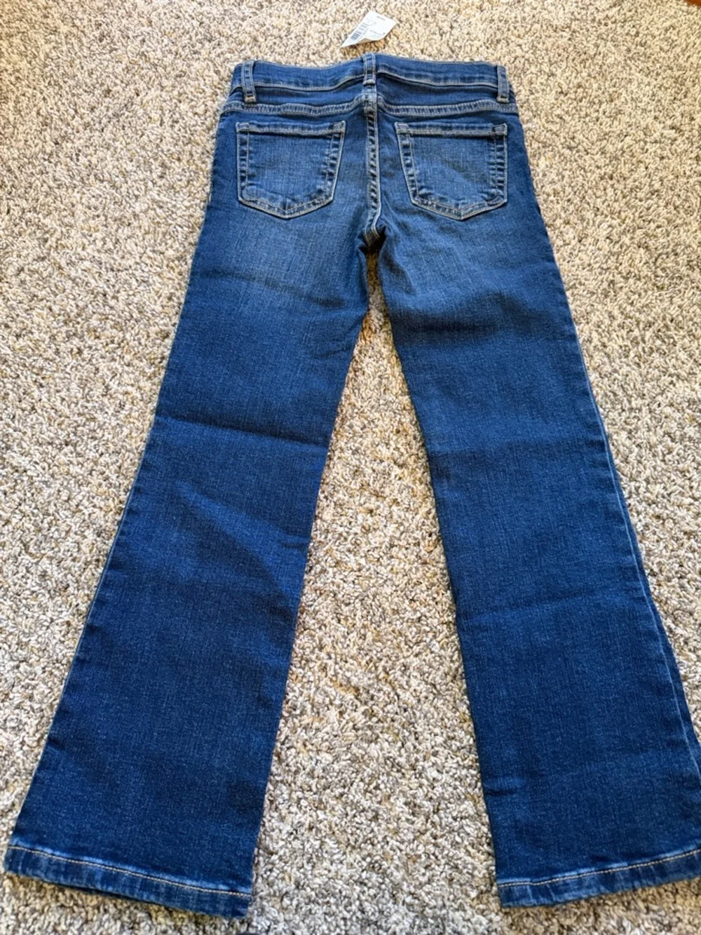 NWT The Children's Place Dark Blue Bootcut Jeans Girls size 6